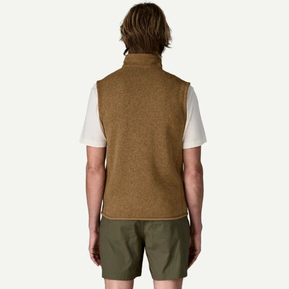 Men's Better Sweater Fleece Vest Color Grayling Brown - Picture 6 of 6